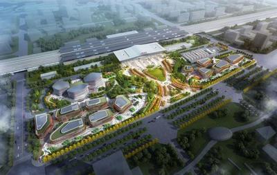 設(shè)計施工一體化 中鐵十局傾力打造香河高鐵站多功能服務(wù)會客廳